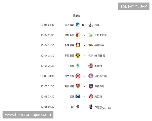 德甲联赛第四轮比赛结果全面解析强队表现与积分榜最新形势 德甲联赛第四轮比赛结果全面解析强队表现与积分榜最新形势